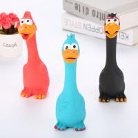 Резиновый игрушечный кричащий петух для собак и кошек изображение