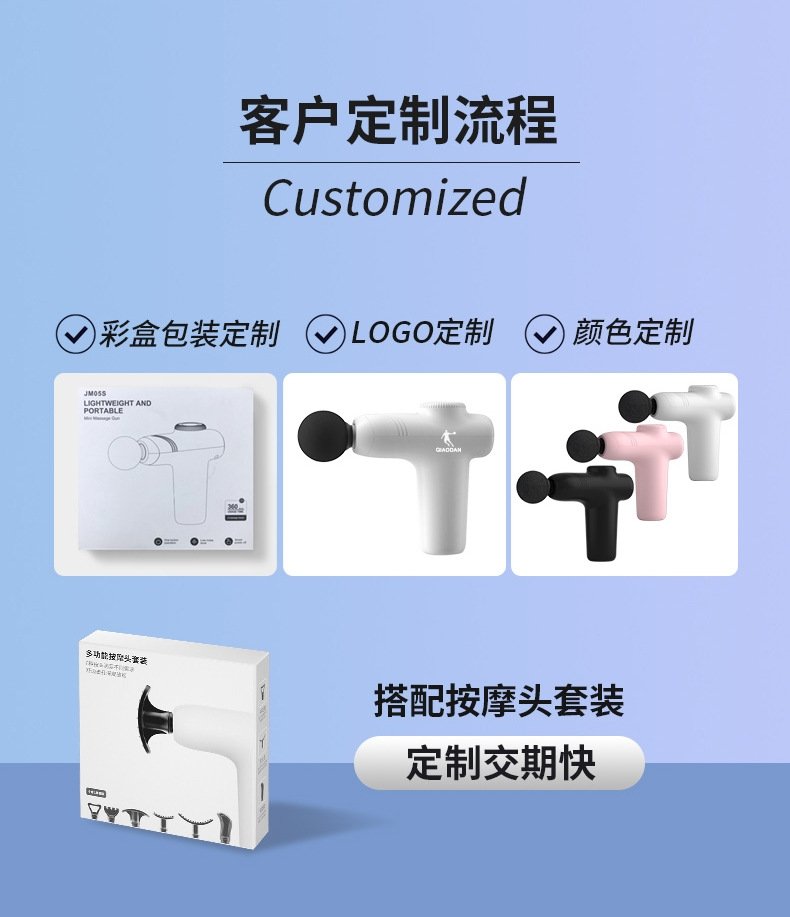 Мини массажная пушка оптом из Китая