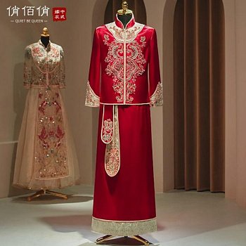 Халат для жениха в стиле циньшэ с вышивкой Suzhou фото